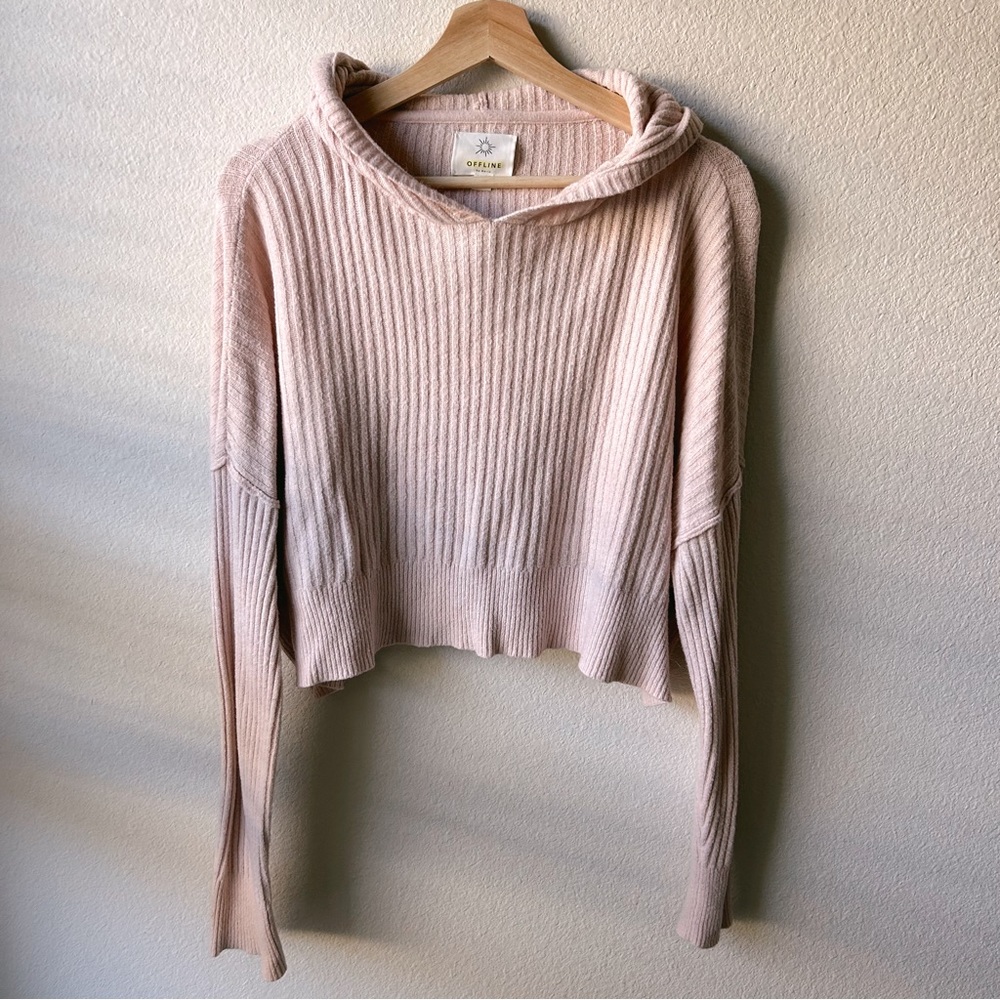 Aerie Hooded & Cropped Sweatshirt